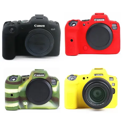 AU Soft Silicone Skin Case Cover Camera Bag For Canon EOS R RP R5 R6 • $25.19