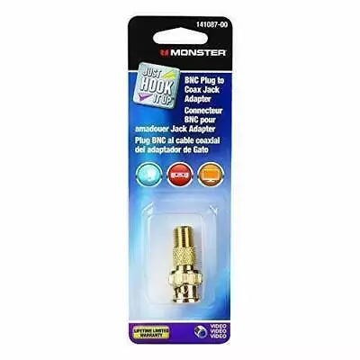 Monster Cable Adapter Gold 1 / Pack • $28.13