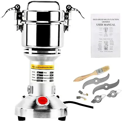 $62.96 • Buy High Speed Electric Herb Cereal Grain Grinder Cereal Mill Flour Powder Machine