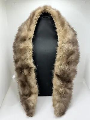 Vintage Real Fur Stole Collar Wrap • $24.99