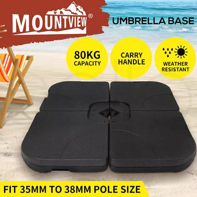 Mountview Outdoor Umbrella Base Stand Pod Weight Sun Beach Sand Patio Cantilever • $95.99