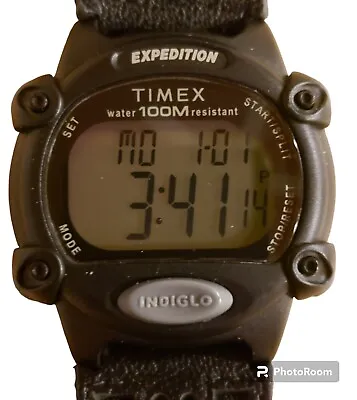 Mens Timex Digital Expedition Indiglo Watch TW4B20400 • $15