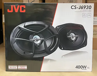 JVC 6 X9  6x9 800W 3-way Car/van Rear Shelf Deck Oval Speakers Quality New Pair • £36.99