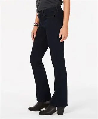 Style & Co (J23-49*) Women's Low Rise Bootcut Jeans Navy Sz 16S • $15.95