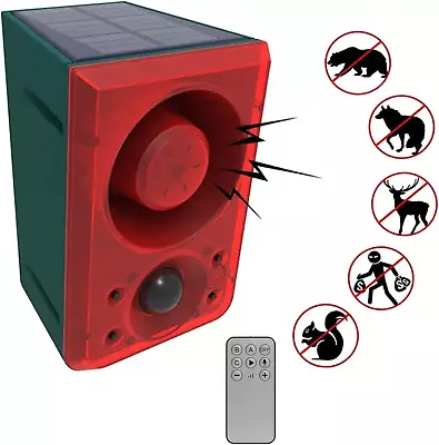 Outdoor Motion Sensor Alarm Dog Barking&Gunshot Sound Support Recording&±Volume • $44.99