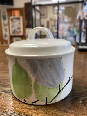 Mikasa Intaglio CAC37 Leaf Song Sugar Bowl With Lid • $12.74