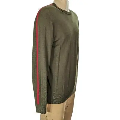 Boss Hugo Boss Racing Stipe Wool Blend Crewneck Sweater Sz XL EUC • $28.66