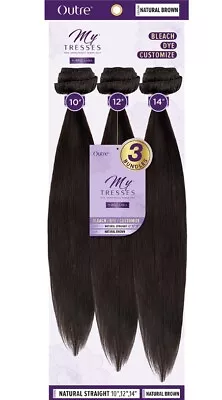 My Tresses 100% Unprocessed Human Hair Purple Label Straight Free Shipping! • $39.99