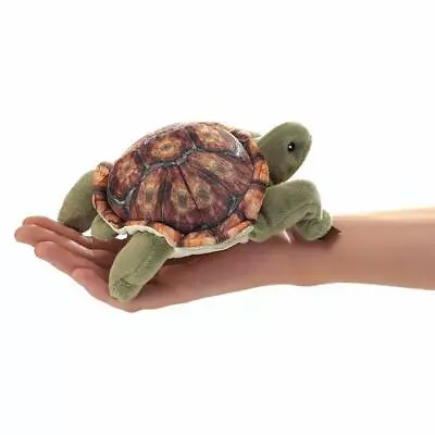 Folkmanis Mini Tortoise Finger Puppet • $13.84