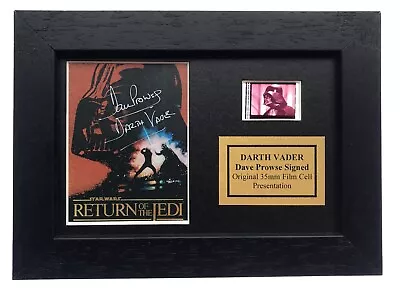 Star Wars DAVE PROWSE Darth Vader Signed Copy Mini Film Cell Memorabilia* • $22.39