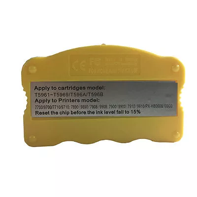 Ink Cartridges Chip Resetter For Epson Stylus Pro 9700/7710/9710/7890/7908-T596A • $41.76