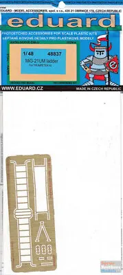 EDU48837 1:48 Eduard PE - MiG-21UM Fishbed Ladder (TRP Kit) • $17.64