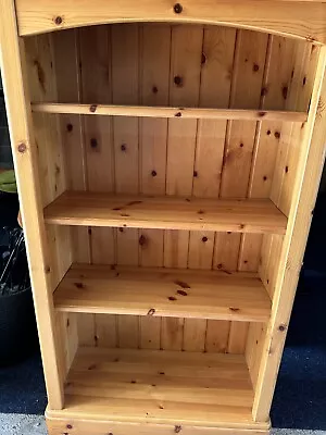 Ducal Victoria Antique Pine Bookcase • £30