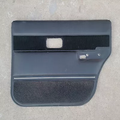 Volvo 240 Turbo GL Passenger Rear Black Door Panel Nice 244 245 Wagon Sedan Rare • $120