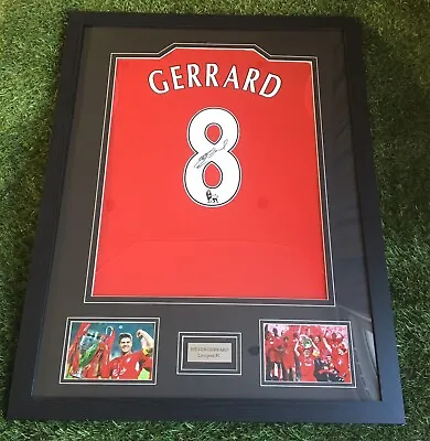 £399.99 • Buy STEVEN GERRARD - SIGNED Framed Shirt 2006 Premier League **COA**