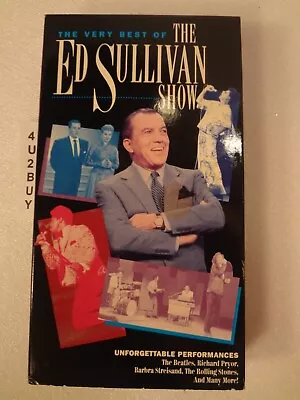 Very Best Of The Ed Sullivan Show - The Unforgettable Performances VHS 1992 • $2.99