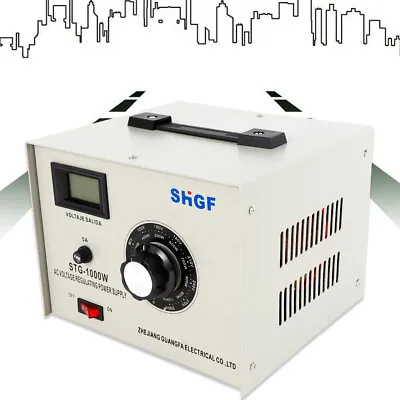 STG-1000W 110V Transformer AC Voltage Regulator Power Supply Autotransformer New • $110