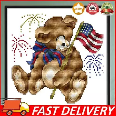 LYEA DIY Crafts Embroidery Cartoon Series 14 CT Stamp Canvas Craft Decor • £4.51