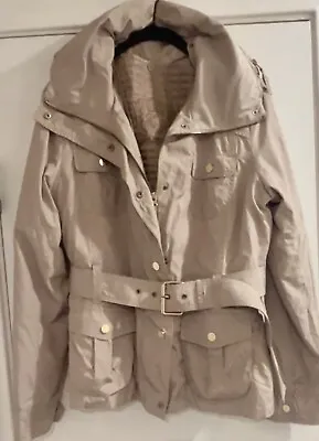 ZARA WOMAN Utility Anorak Style Belted Jacket  Size XL Fire Sale • $74