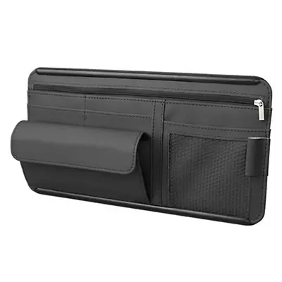  Car Sun Visor Organizer Pen Glasses Bag Storage Holder Leather Interior Pocket  • $22.40