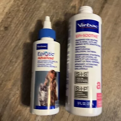 X2 Vibrac BUNDLE-Epi-Soothe Shampoo+Epiotic Advanced Ear Cleanser Dogs/Cats • $21.40