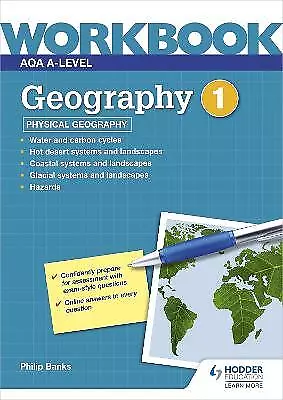 AQA A-level Geography Workbook 1: Physical Geography - 9781398332416 • £11.71