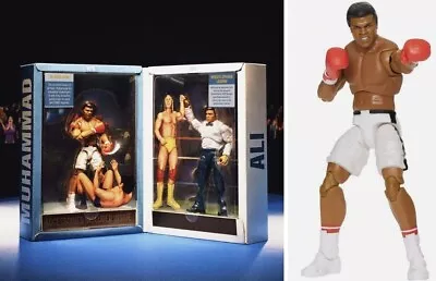 Sdcc 2023 Mattel Exclusive Wwe Ultimate Edition Muhammad Ali Action Figure Set • $89.99