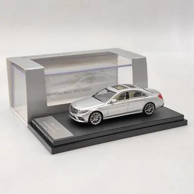 Master Mercedes Benz S450 W222 Diecast Toys Car Model Gifts Silver 1:64 Scale • £26.28