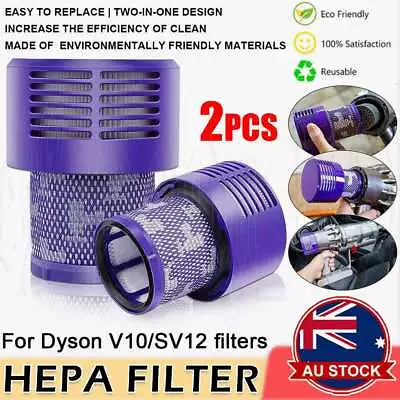 Replacement Filter For Dyson V10 Absolute V10 Animal SV12 Detect Vacuum Hepa • $12.75