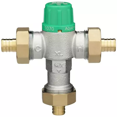 Zurn Wilkins Aqua-Gard Thermostatic Mixing Valve 1/2  PEX Inlet ZW1070XLPEX • $55