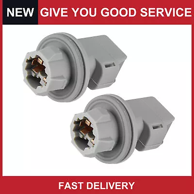 Pack Of 2 For Ford F150 1999-2014 License Plate Light Socket Wiring Plug Holder • $12.54