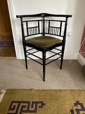 £250 • Buy Arts And Crafts , Aesthetic Movement Ebonised Corner Chair .