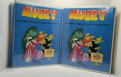 MUZZY Kids German And English BBC VHS Video Cassette Language Course Learning • $50