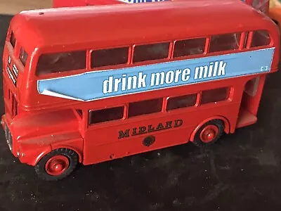 £28.95 • Buy Budgie Toys Aec Routemaster 64 Seater Double Decker Bus Drink More Milk Restored