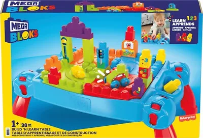 Mega Bloks Build N Learn Table Building Blocks Table • £29.99