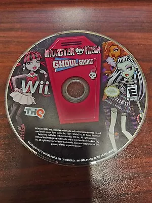 Monster High Ghoul Spirit (Nintendo Wii 2011) NO TRACKING - DISC ONLY #A1660 • $4.80