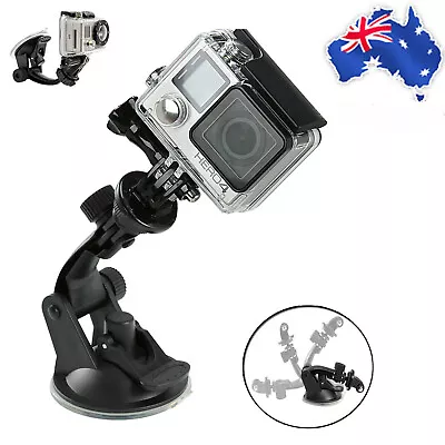 Action Camera Car Suction Cup Mount Holder + Tripod For GoPro Hero 7/6/5/4 SJCAM • $12.86