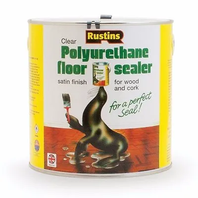 £19.99 • Buy Rustins Polyurethane Floor Sealer For Wood And Cork Floors Satin Finish 1 Litre