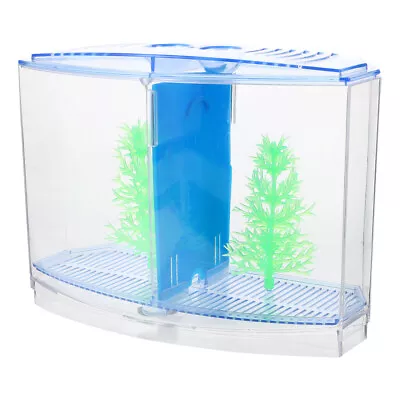  Small Fish Tanks Goldfish Container Mini Aquarium Acrylic Desktop • £13.99