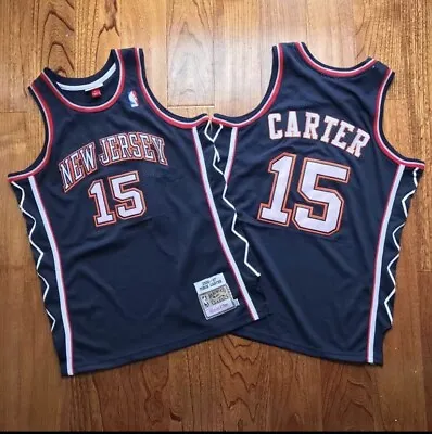 New Jersey Nets Vince Carter Blue Regular Season Basketball Retro Jersey • $39.99