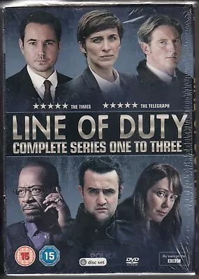 Line Of Duty - Series 1-3 - Complete (DVD 2016) • £4.45