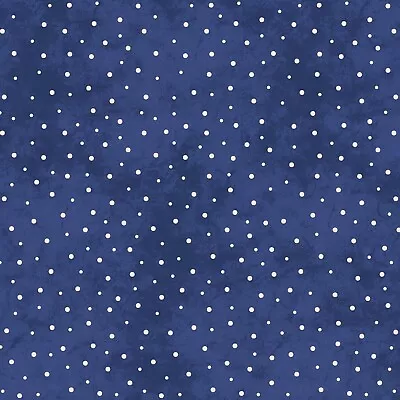 Maywood Studio Cotton Fabric Blue Dots Summertime Flat Collection • $10.50