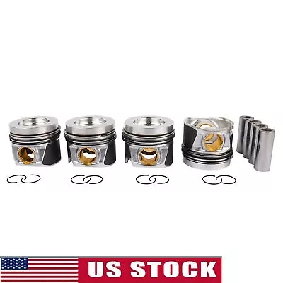 2.0TDI Piston And Ring Kit Fit For VW Jetta Transporter Golf Audi A3 • $260.99