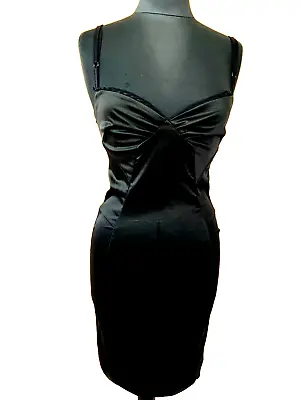 Dolce And Gabbana D&G Black Bustier Pencil Dress  IT42 UK10 US6 EU36 • $151.59