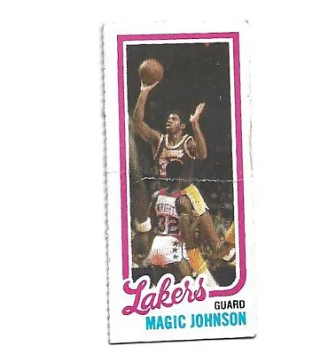 Magic Johnson 1980 Topps #139 Rookie RC Los Angeles Lakers Very Good Condition  • $32