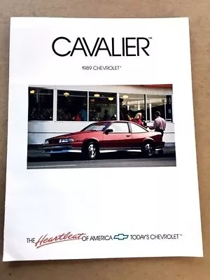 1989 Chevrolet Cavalier And Z24 Original Car Sales Brochure Catalog  Convertible • $9.56