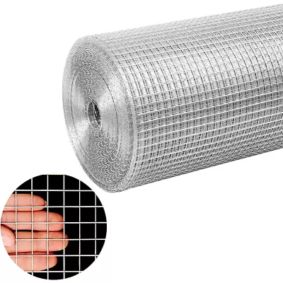 £29.99 • Buy 24/36/48  Galvanised Welded Mesh Wire Fence Aviary Rabbit Hutch Chicken Coop Pet