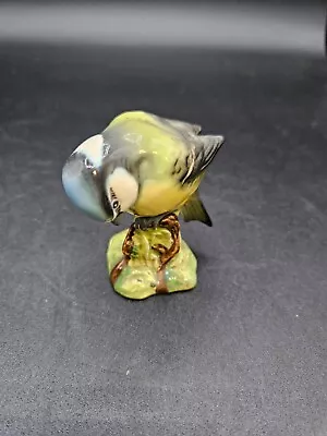 VTG. Beswick Porcelain Blue Tit Mouse Bird Figurine England • $30