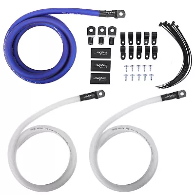 New Skar Audio 1/0 Gauge Ofc Big 3 Wiring Upgrade Kit - Skbig3-0ga • $67.99