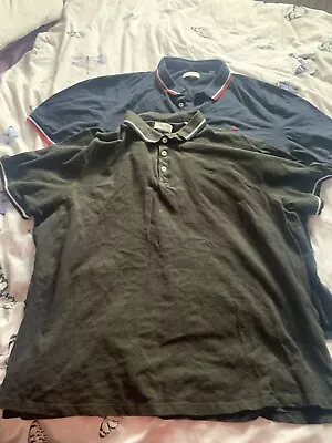 Jack Jones Mens Polo Shirts X2 • £4